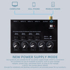 Ultra-compact 4 Channel Stereo Sound Low-noise Mixer For Recording Live Broadcasting, US Plug, MAX400