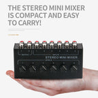 Audio Stereo Hub 6-Channel Passive Mixer Controller, CX600
