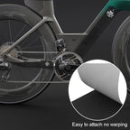 ENLEE E17305 6pcs /Set Road Bike Frame Stickers Thickened Waterproof Chain Guard Protector Decal, Carbon Fiber, Stripe, Anime, Diamond