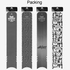 ENLEE E17305 6pcs /Set Road Bike Frame Stickers Thickened Waterproof Chain Guard Protector Decal, Carbon Fiber, Stripe, Anime, Diamond