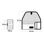 ENLEE EN-5641412 Bicycle Storage Tail Bag Road Bike Seat Cushion Snap-on Repair Kit