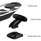 ENLEE EN-5641412 Bicycle Storage Tail Bag Road Bike Seat Cushion Snap-on Repair Kit