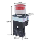 Pushbutton Switches With LED Light Silver Alloy Contact Push Button, CHINT NP2-BW3461/24V 1 NO, CHINT NP2-BW3462/24V 1 NC, CHINT NP2-BW3465/24V 1 NO+1 NC, CHINT NP2-BW3463/24V 2 NO, CHINT NP2-BW3461/220V 1 NO, CHINT NP2-BW3462/220V 1 NC                ...
