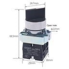Power Transfer Switch Short Handle Master Knob 22mm, CHINT NP2-BD21 2 Gear Self-locking 1NO, CHINT NP2-BD25 2 Gear Self-locking 1NO+1NC, CHINT NP2-BD23 2 Gear Self-locking 2NO, CHINT NP2-BD33 3 Gear Self-locking 2NO                                     ...