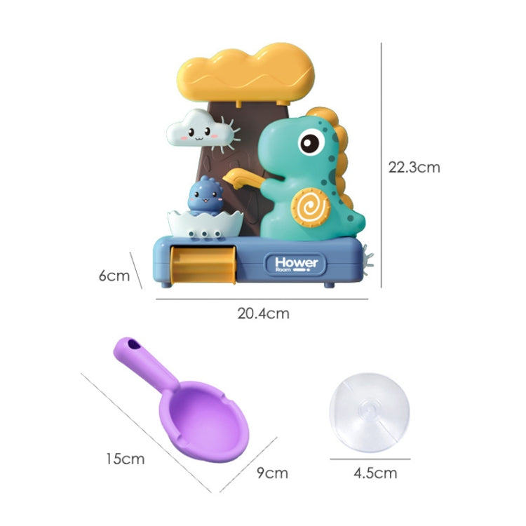 Cute Dinosaur Bathtub Water Toys Spin Water Spray Bath Toys for Toddlers, Dinosaur