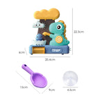 Cute Dinosaur Bathtub Water Toys Spin Water Spray Bath Toys for Toddlers, Dinosaur