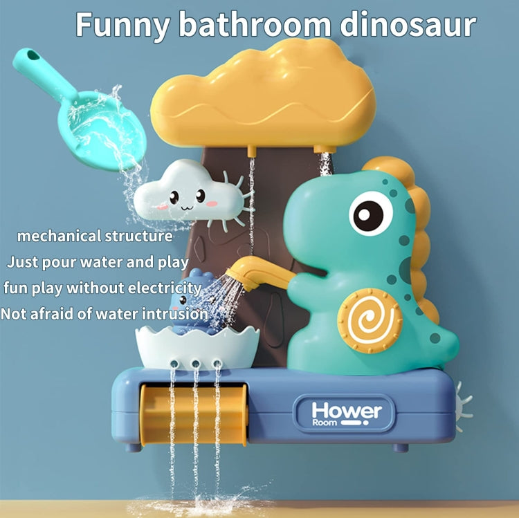 Cute Dinosaur Bathtub Water Toys Spin Water Spray Bath Toys for Toddlers, Dinosaur