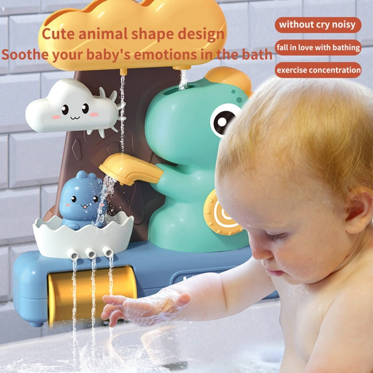 Cute Dinosaur Bathtub Water Toys Spin Water Spray Bath Toys for Toddlers, Dinosaur