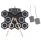 G6008 Desktop Drums With Sound Lithium Portable Drum Set Bluetooth Kids Practice Drum