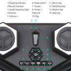 G6008 Desktop Drums With Sound Lithium Portable Drum Set Bluetooth Kids Practice Drum