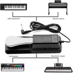 PL-02 6.35mm Connector Piano Sustain Pedal MIDI Synthesizer Pedal Musical Instrument Accessories, Cable Length: 1.6m