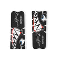 ENLEE EM2201 2pcs /Set Bicycle Crank Protective Covers Universal Decoration For Mountain And Road Bikes, Shark, Transparent, Flash, Explosion