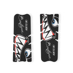 ENLEE EM2201 2pcs /Set Bicycle Crank Protective Covers Universal Decoration For Mountain And Road Bikes, Shark, Transparent, Flash, Explosion