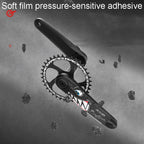 ENLEE EM2201 2pcs /Set Bicycle Crank Protective Covers Universal Decoration For Mountain And Road Bikes, Shark, Transparent, Flash, Explosion
