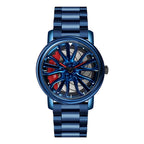 SANDA P1057 Men Skeleton Quartz Steel Strap Personalized Watch
