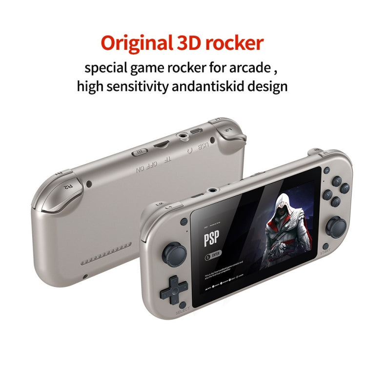 HD 4.3 inch High Brush Display Screen Retro PSP Remote Sensing Home Game Console, M17 64GB, M17 128GB