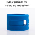 ENLEE 4pcs /Set Mountain Bike Rear And Front Fork Bumper Rubber Protection Ring Cycling Chain Ring Gear