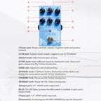 M-VAVE Guitar Monoblock Effects Digital Modeling Reverb Effects, MINI-UNIVERSE