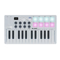 M-VAVE SMK-25 USB MIDI Keyboard Controller With 8 Back Drum Pads, M-VAVE SMK-25