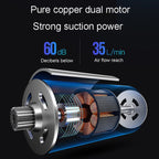Automotive Household Small Vacuum Cleaner Car USB Charging Powerful Cleaning Tool, F6001