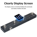 M-VAVE MIDI Bluetooth Controller MIDI Pedal Page Turner Multifunctional Musical Instrument Accessories, Chocolate MIDI