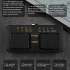 M-VAVE CUBE TURNER PRO Electric Guitar Effect Loop Bluetooth Spectrometer Controller, CUBE TURNER PRO
