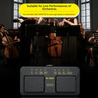 M-VAVE CUBE TURNER PRO Electric Guitar Effect Loop Bluetooth Spectrometer Controller, CUBE TURNER PRO