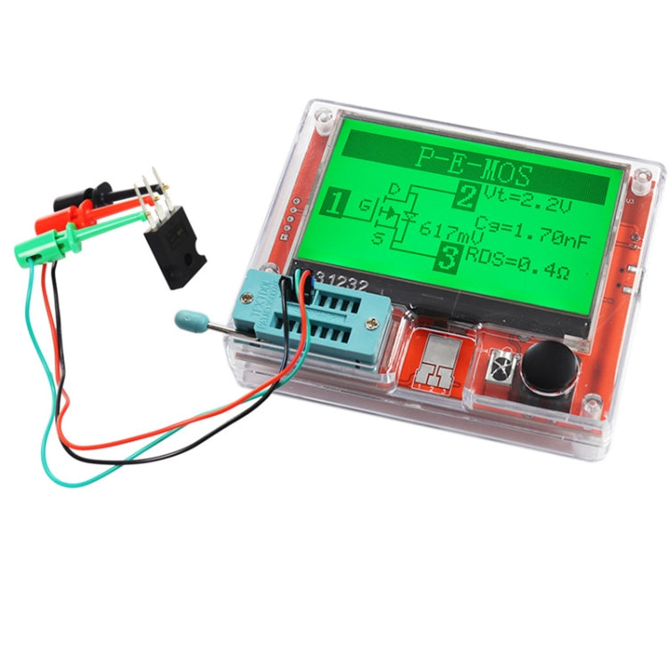 LCR-T10H Transistor Tester TFT Display For Diode Triode Capacitor Resistor Test, LCR-T10H Built Lithium Battery, LCR-T10H  Dry Battery