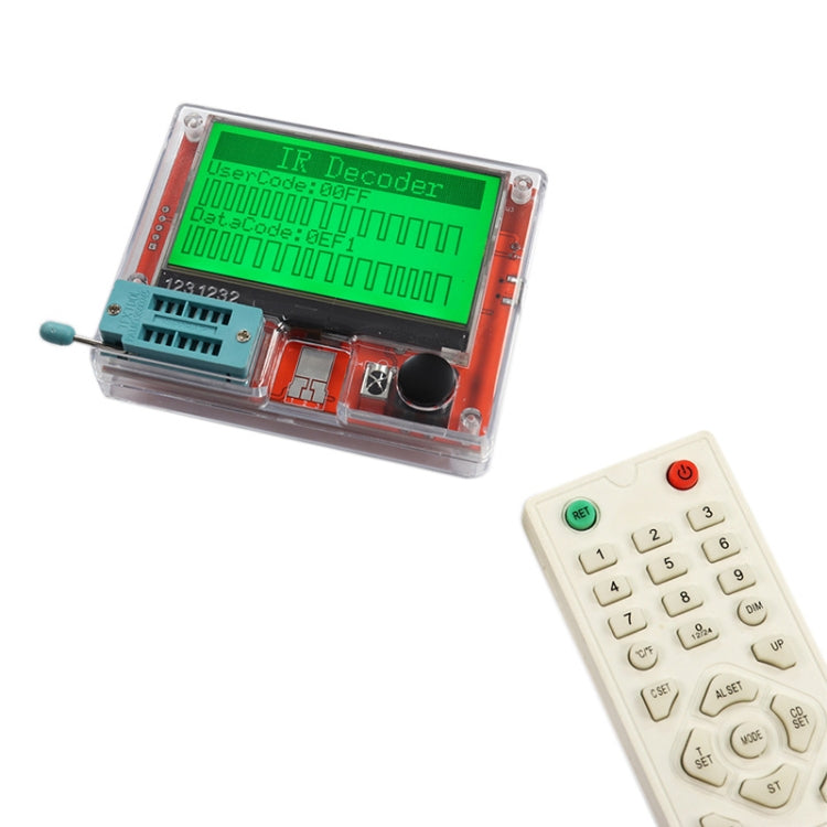 LCR-T10H Transistor Tester TFT Display For Diode Triode Capacitor Resistor Test, LCR-T10H  Dry Battery, LCR-T10H Built Lithium Battery