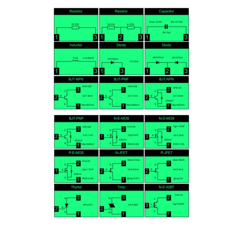LCR-T10H Transistor Tester TFT Display For Diode Triode Capacitor Resistor Test, LCR-T10H Built Lithium Battery, LCR-T10H  Dry Battery