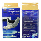 For PS5 Controller Dock Charger Gamepad Dual Port Quick Charger, For PS5 (White), For PS5 (Black)