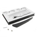 For PS5 Digital / Optical Drive Console Cooling Fan Controller Charging Base With Light Dock Stand, White, Black
