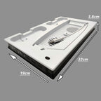 For PS5 Digital / Optical Drive Console Cooling Fan Controller Charging Base With Light Dock Stand, White, Black