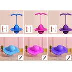 Jumping Ball Increase Children Balance Sense Training Sports Equipment, Blue, Pink, Purple, Blue without Handrails, Pink without Handrails, Purple without Handrails