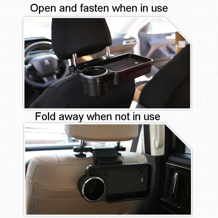 Automotive Water Cup Holder Drink Holder Car Rear Chair Seat Holder Tray