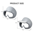 For PICO 4 Hibloks VR Glasses Face Cushion Widened Breathable Protector Pad, 1pc PU Cotton, 2pcs PU Cotton, 1pc Ice Silk, 2pcs Ice Silk