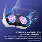 For PICO 4 Hibloks VR Glasses Face Cushion Widened Breathable Protector Pad, 1pc PU Cotton, 2pcs PU Cotton, 1pc Ice Silk, 2pcs Ice Silk