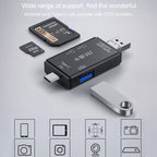 JINGHUA USB2.0 Multi-Function Card Reader SD/TF Dual Card Slot Cell Phone Computer Card Reader