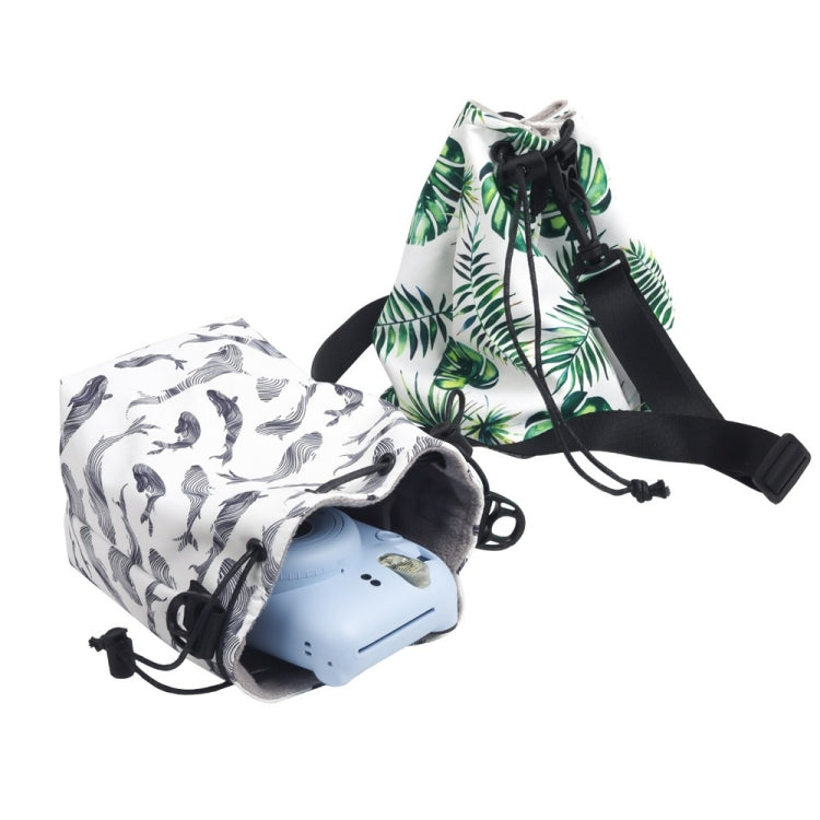 Portable Multifunctional Drawstring Waterproof Storage Bag For Instant Cameras