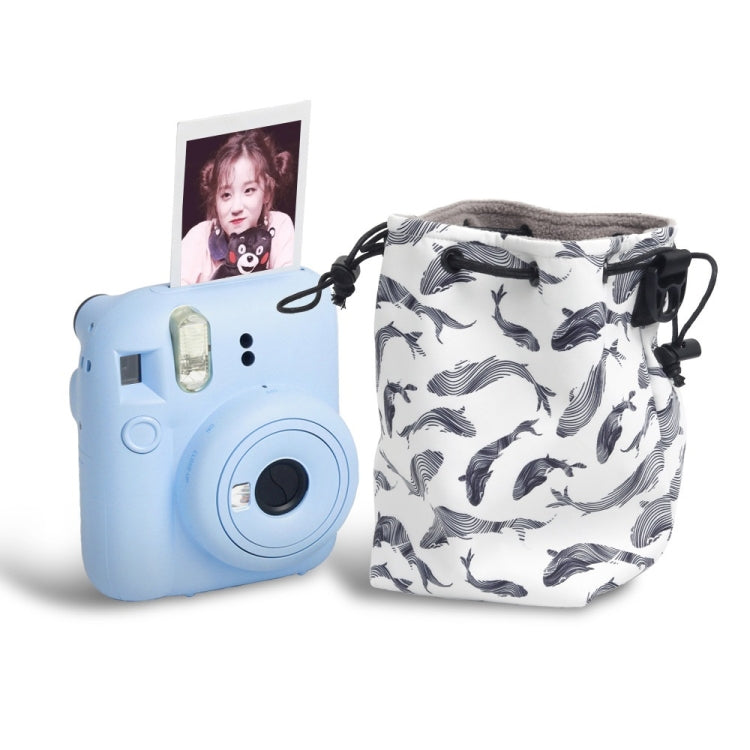 Portable Multifunctional Drawstring Waterproof Storage Bag For Instant Cameras