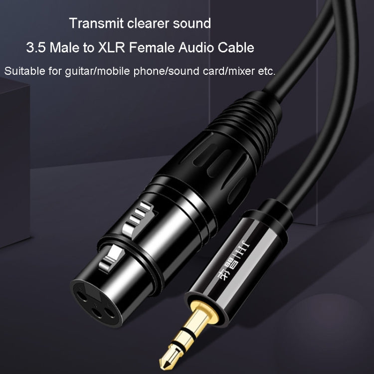 JINGHUA 3.5mm Male To XLR Female Microphone Cable Computer Mixer Audio Cable, 3m, 5m, 10m