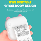 C26 Mini Portable Bluetooth Photo Label Thermal Printer, Blue+1 Paper, Pink+1 Paper, Blue+5 Paper, Pink+5 Paper, Blue+5 Stickers, Pink+5 Stickers, Blue+10 Paper, Pink+10 Paper, Blue+5 Paper+5 Stickers+3 Color Paper, Pink+5 Paper+5 Stickers+3 Color Paper