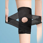 4th Generation Breathable Knee Guard Adjustable Thin Sports Running Cycling Mountaineering Meniscus Knee Joint Patella Strap, M, L, XL, XXL