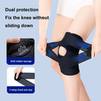 4th Generation Breathable Knee Guard Adjustable Thin Sports Running Cycling Mountaineering Meniscus Knee Joint Patella Strap, M, L, XL, XXL