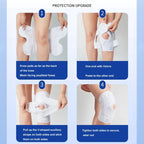 4th Generation Breathable Knee Guard Adjustable Thin Sports Running Cycling Mountaineering Meniscus Knee Joint Patella Strap, M, L, XL, XXL