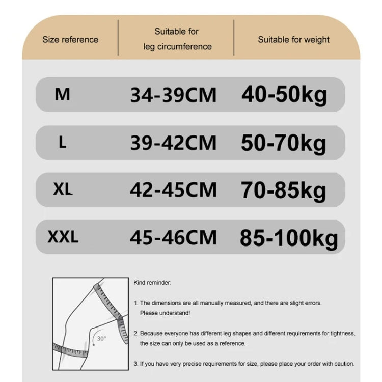 Sixth Generation Breathable Sports Knee Pad Adjustable Outdoor Running Hiking Patella Strap, M, L, XL, XXL