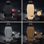 12V Car Winter Electric Heating Short Plush Seat Cushion, Black, Beige, Gray, Brown