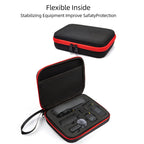 For DJI Osmo Pocket 3 Storage Bag Pocket Camera Handbag, Black Shell Black Inner, Black Shell Red Inner