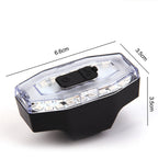 Rechargeable 60 Lumen Colorful Light Bicycle Bike Tail Light Helmet Warning Light, BF-915, BF-911, BF-913
