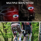 Rechargeable 60 Lumen Colorful Light Bicycle Bike Tail Light Helmet Warning Light, BF-915, BF-911, BF-913